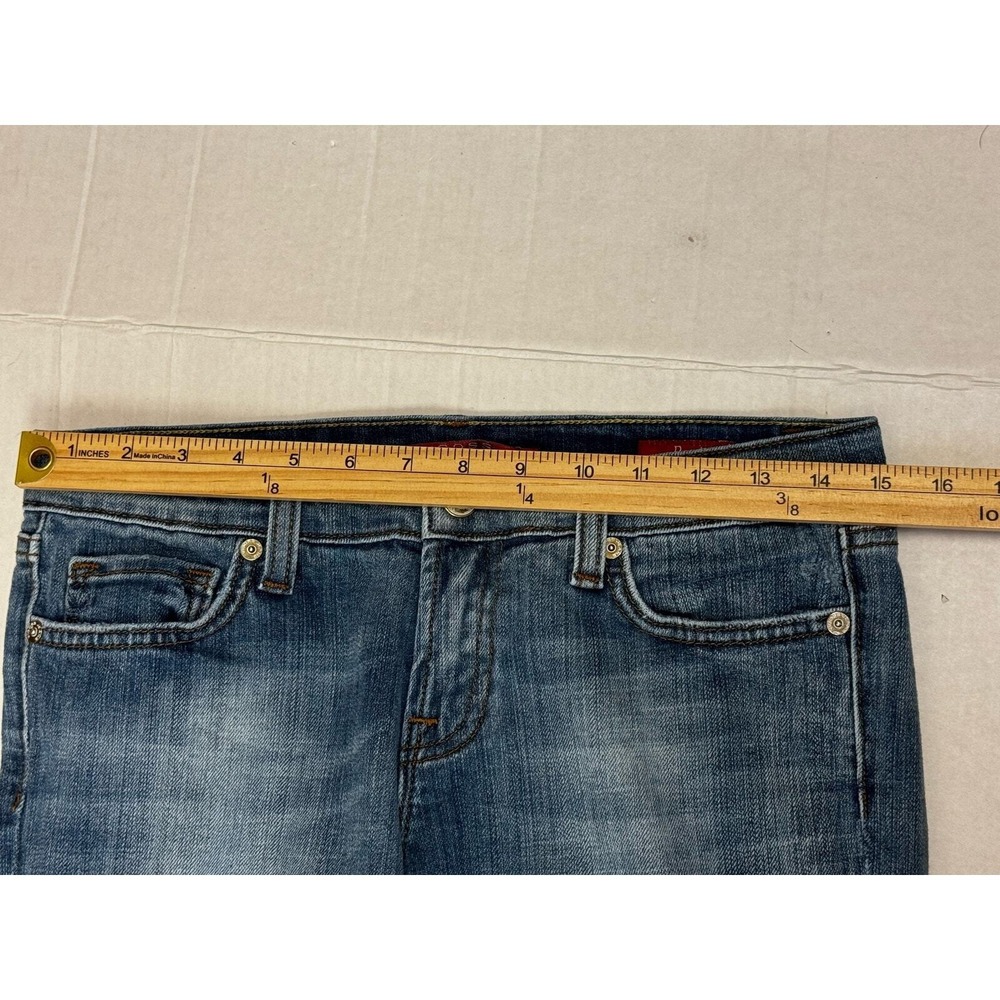 Vigoss Venice Bootcut Jeans Women's Low Rise Denim Blue Wash Comfort Stretch - Picture 8 of 10